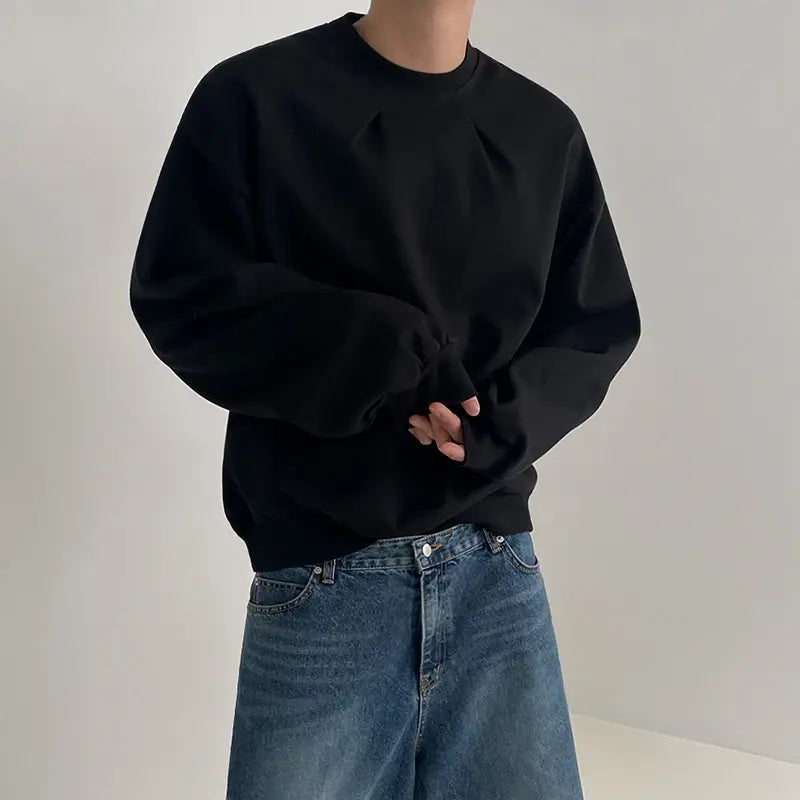 Sudaderas con capucha para hombre de estilo urbano coreano