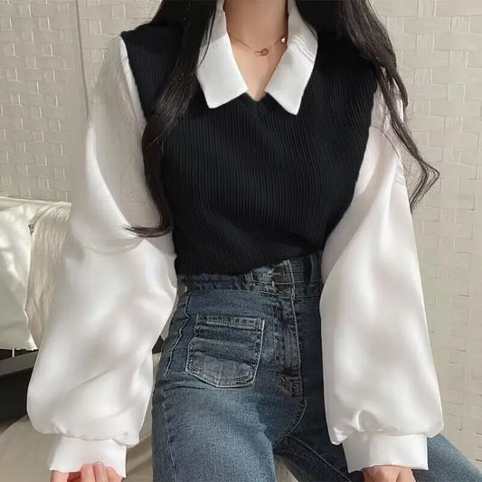 Weibliche Pullover Elegante Blusen