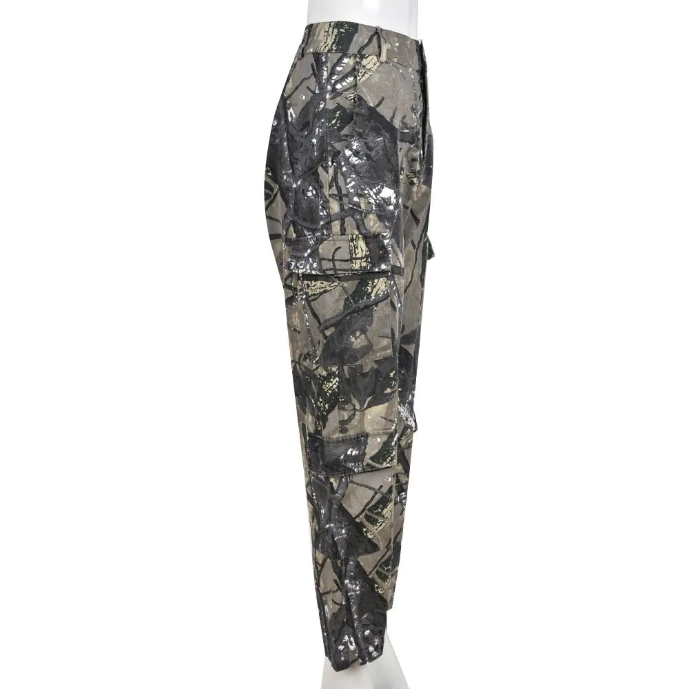 Camouflage-Cargohose