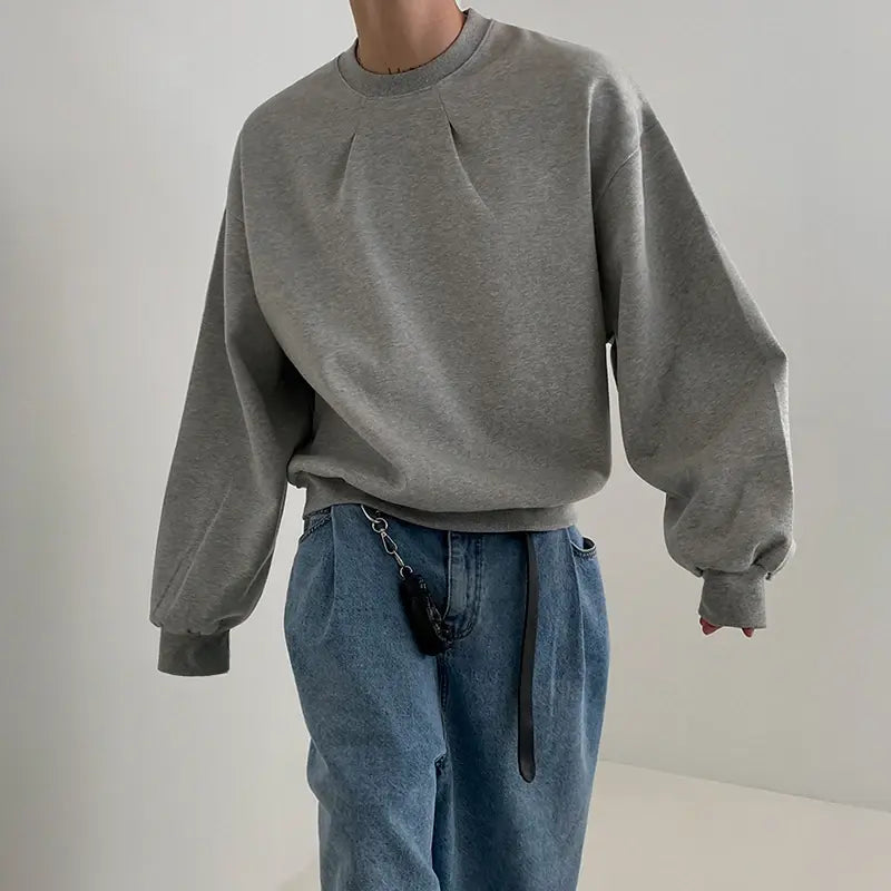 Sudaderas con capucha para hombre de estilo urbano coreano