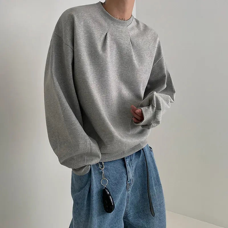 Sudaderas con capucha para hombre de estilo urbano coreano
