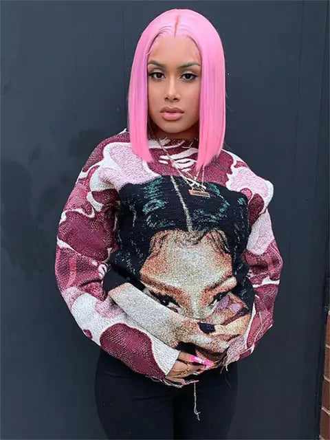 Streetwear-Oberteile Sweatshirt